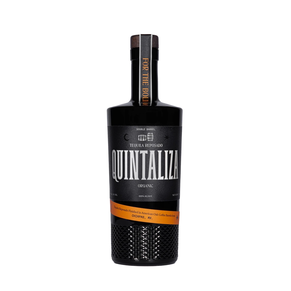 Bottle of Quintaliza Tequila Reposado
