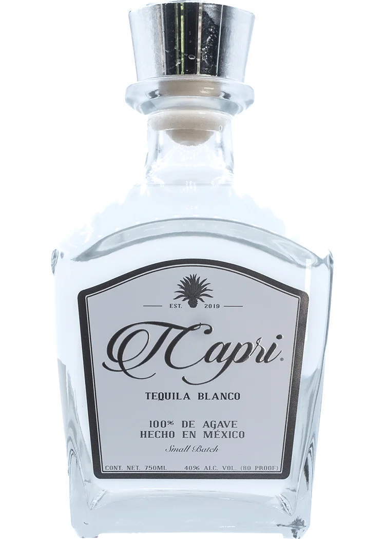 Bottle of TCapri Tequila Blanco